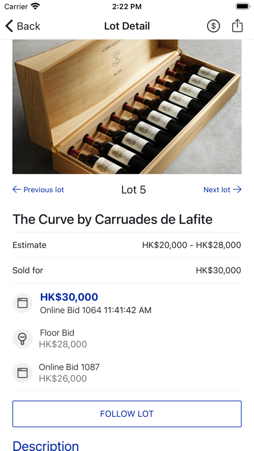 麦迪森拍卖截图