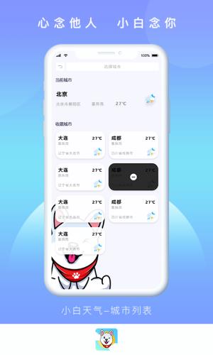 小白天气