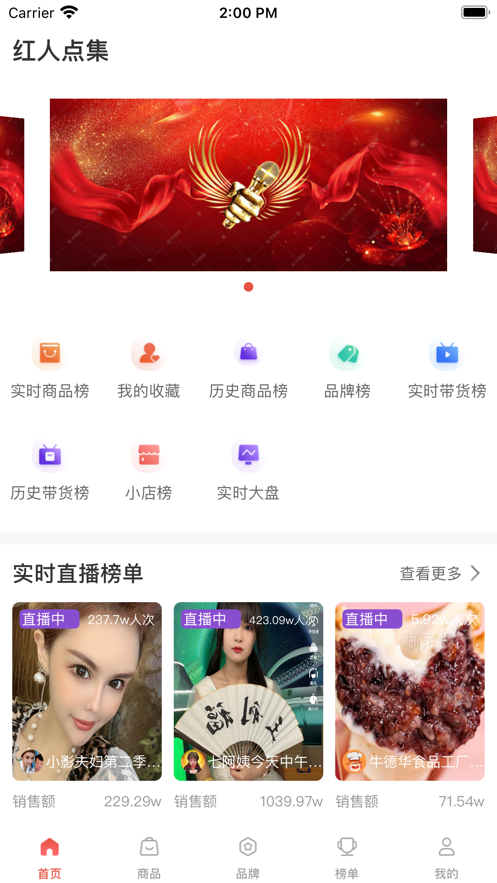 红人点集截图
